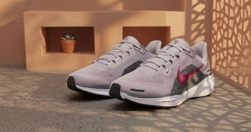 Size 9.5- Nike Women’s Air Zoom Pegasus 41 Platinum Violet Off Noir /B12