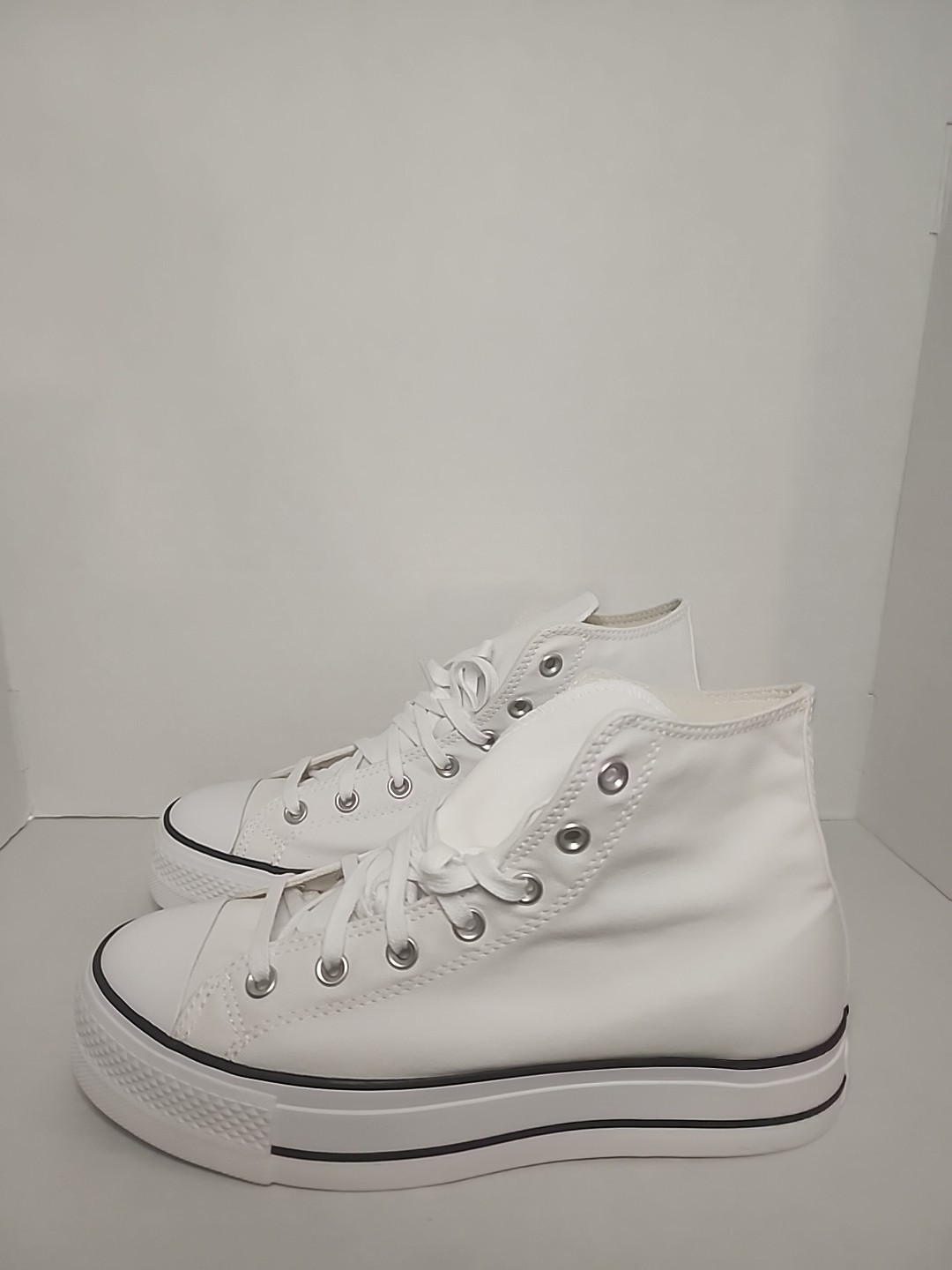 Converse Chuck Taylor All Star Lift Platform High Top White/Black Womens 9.5
