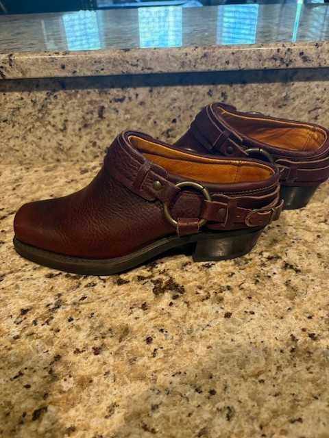 Frye harness mules womens 6.5 NEW