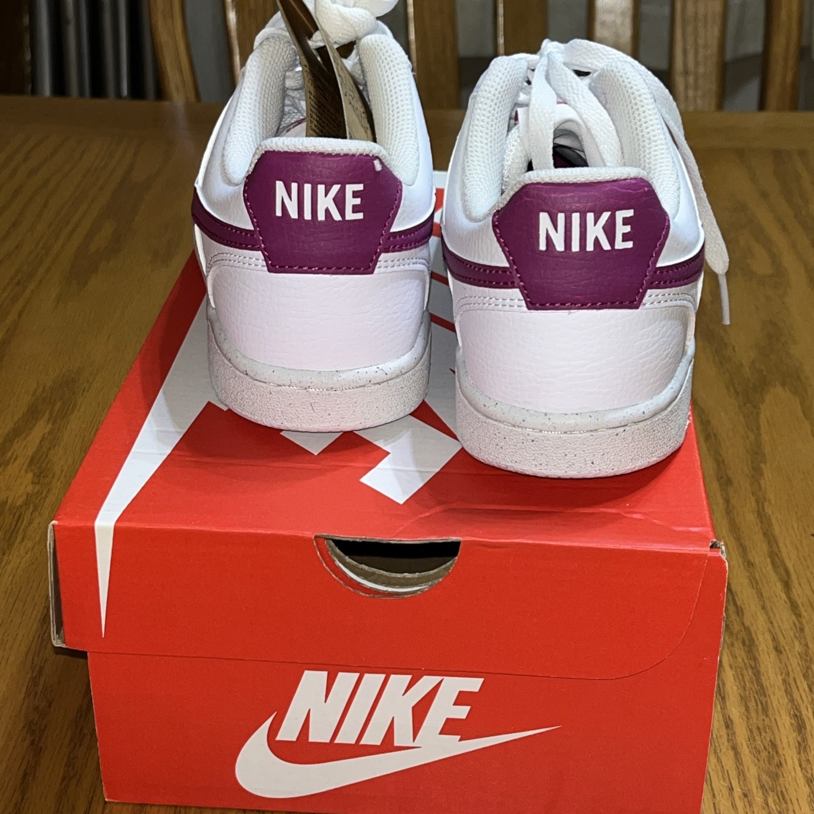 Nike Court Vision Low NN Women SZ6 Casual Shoes DH3158-500 Cactus Flower PinkNew
