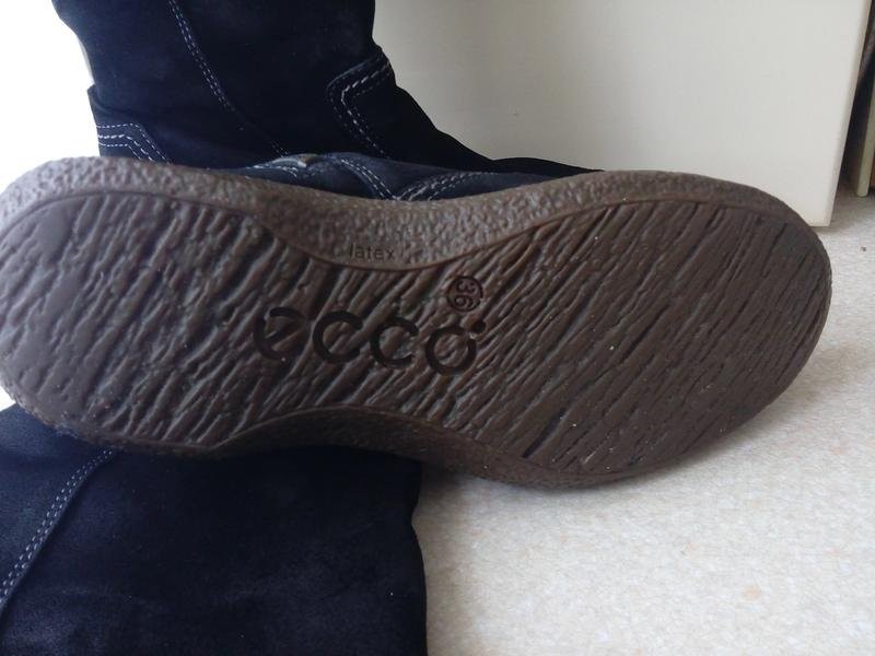Women Ecco Boots Black Suede 36 #3PYF