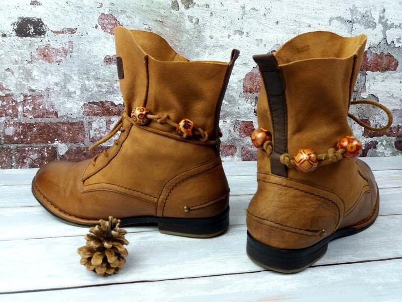 Women Bugatti Boots Brown Leather 38 #6B8S