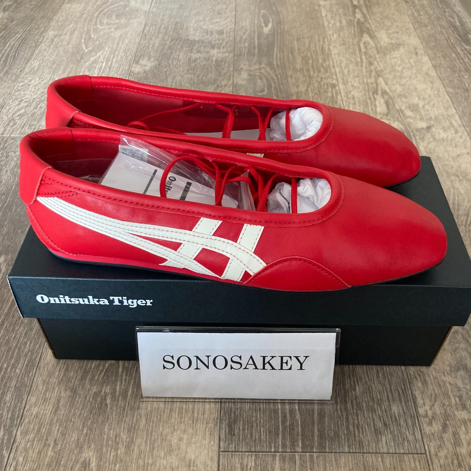Onitsuka Tiger GYMNARINA 1182A704 600 CLASSIC RED/CREAM New in Box【Women’s】