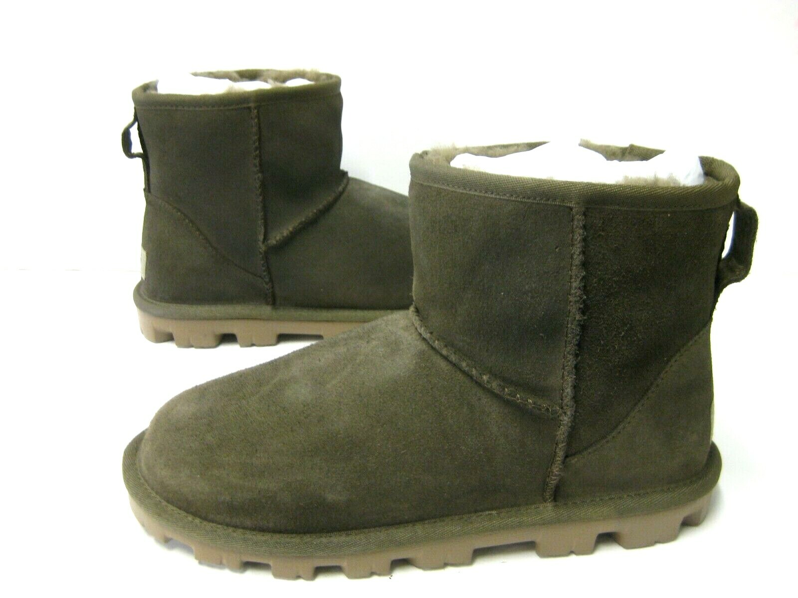 UGG ESSENTIAL MINI WOMEN BOOTS SUEDE EUCALYPTUS US 7 /UK 5 /EU 38 /JP 24