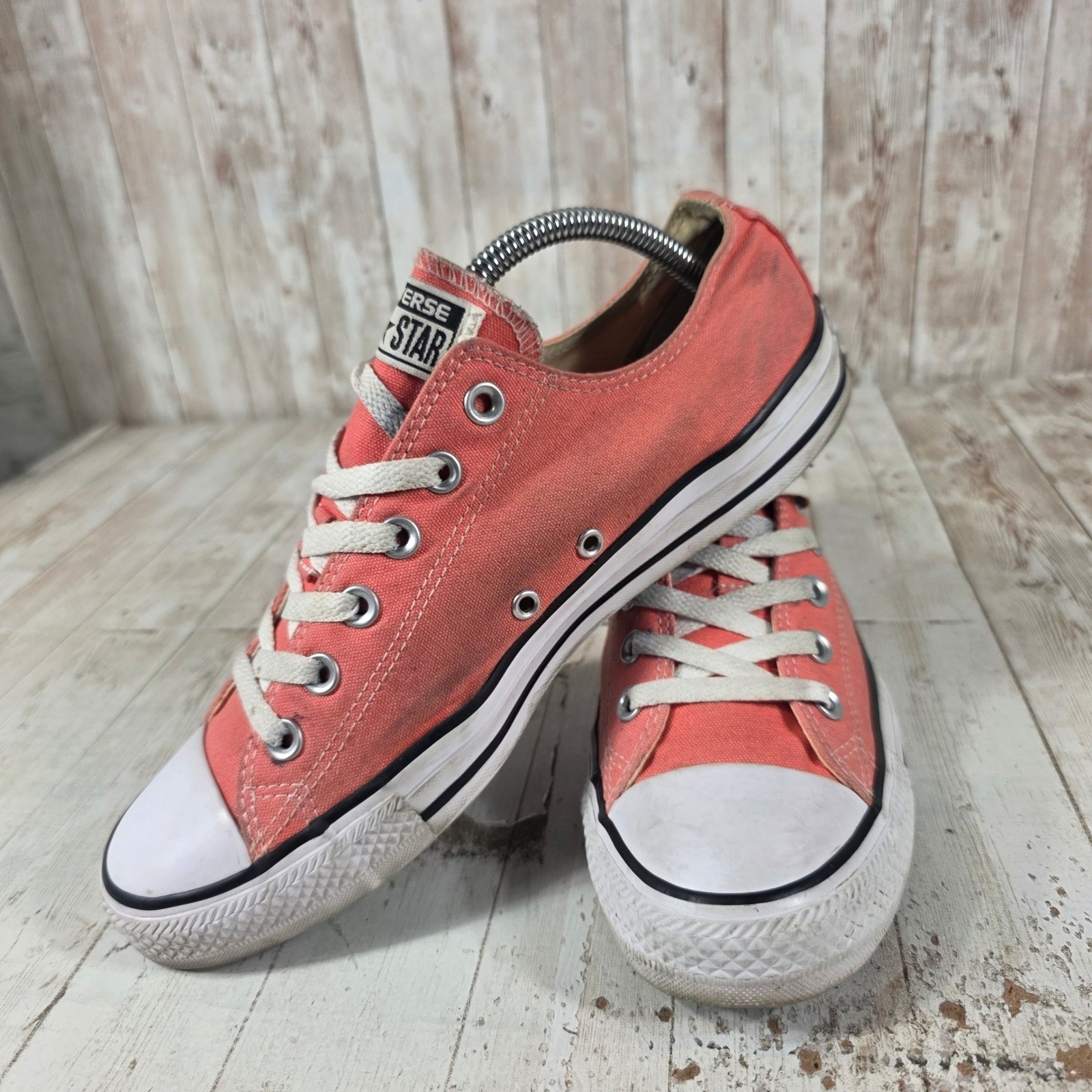 Converse Chuck Taylor All Star Low Top Salmon Pink Coral Sneakers 142378F Mens 8