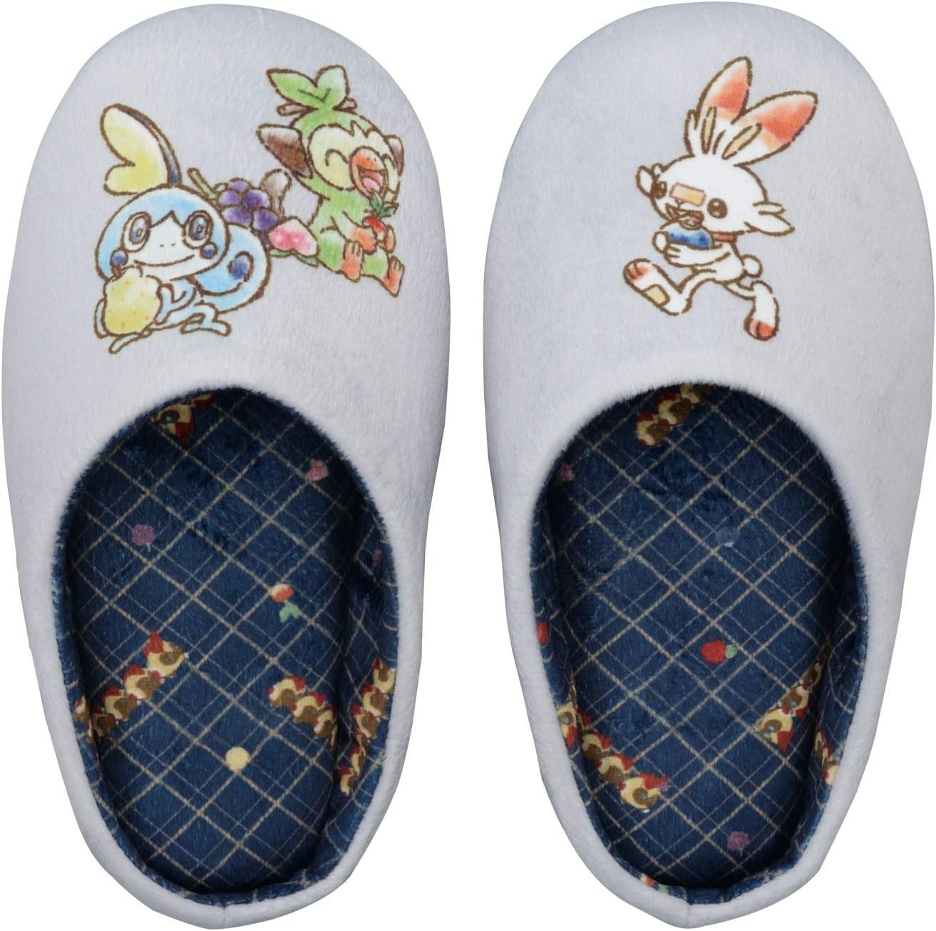 Pokemon Center Original Room Shoes Full of berries Blue_M