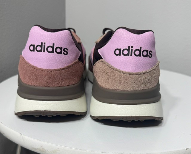 Adidas Run 60s 3.0 Womens 10 Brown Pink Retro Running Sneakers Casual Shoes