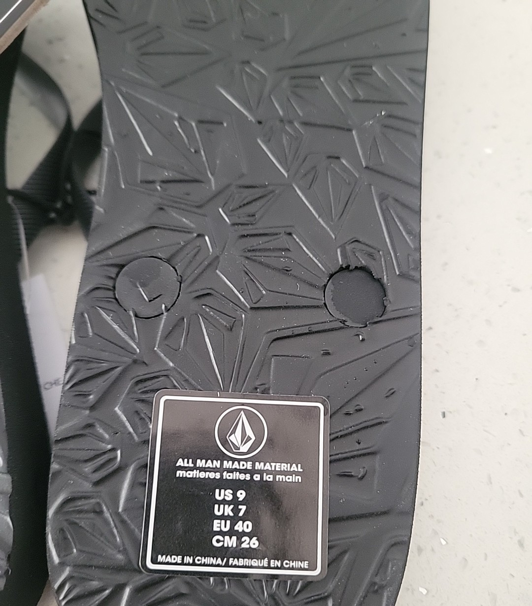 New Women’s Volcom Rocking Solid 2 Sandals Flip Flops Size 9