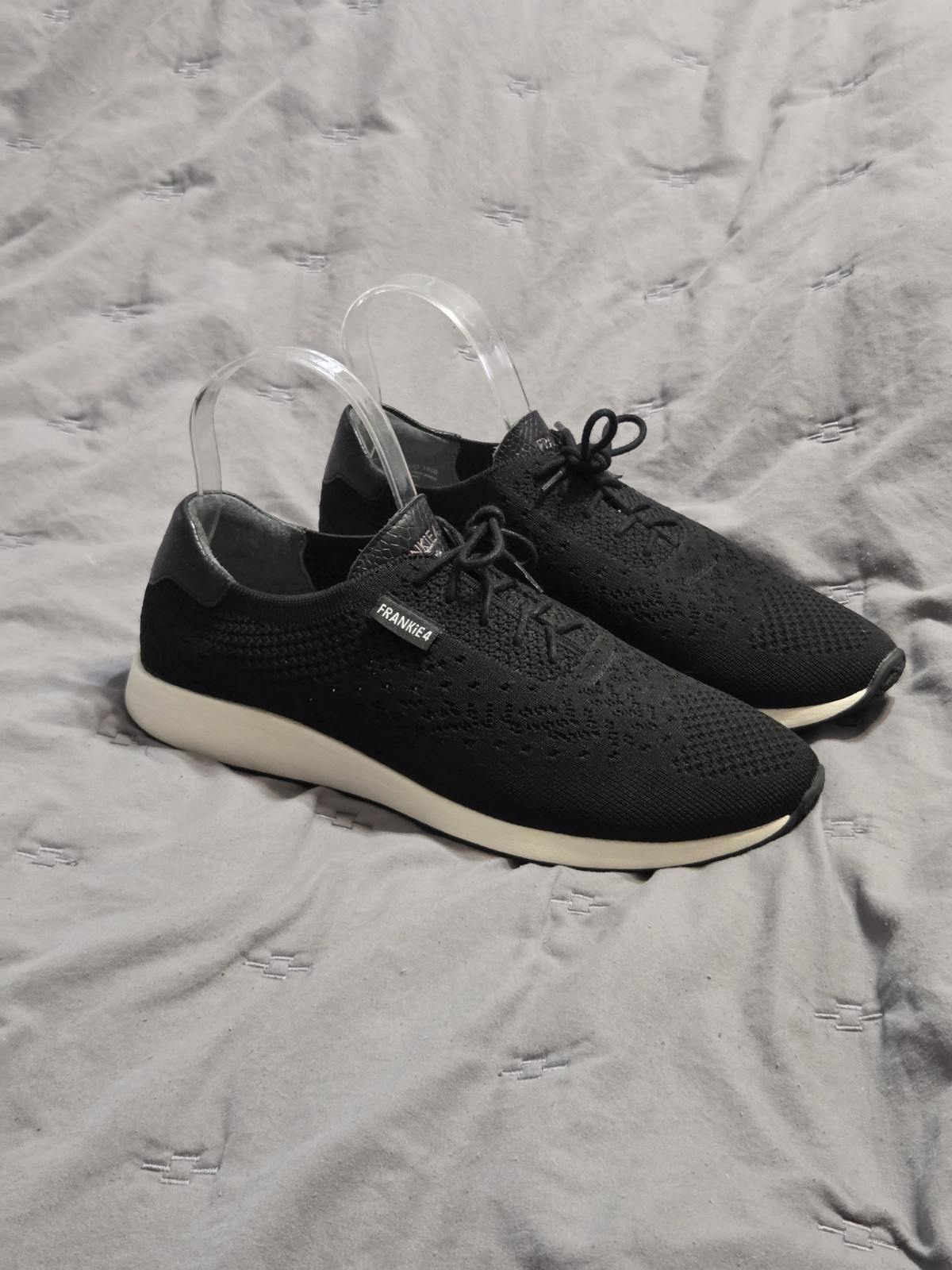 Frankie 4 Dimity Black Women’s Sneaker 9.5 Knit Comfort Minimalist Basic
