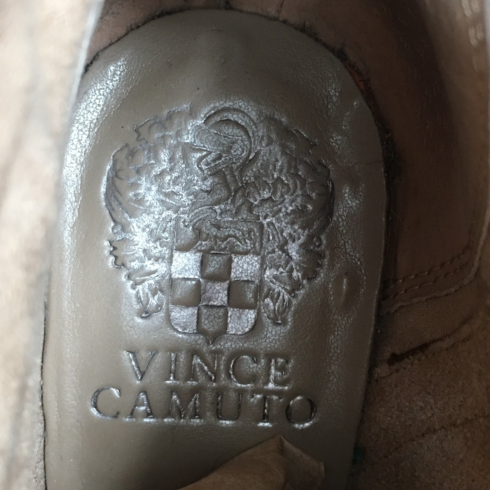 Vince Camuto Boots Womens 6 M Carlina Tassel Side Zip Ankle Bootie Brown Suede