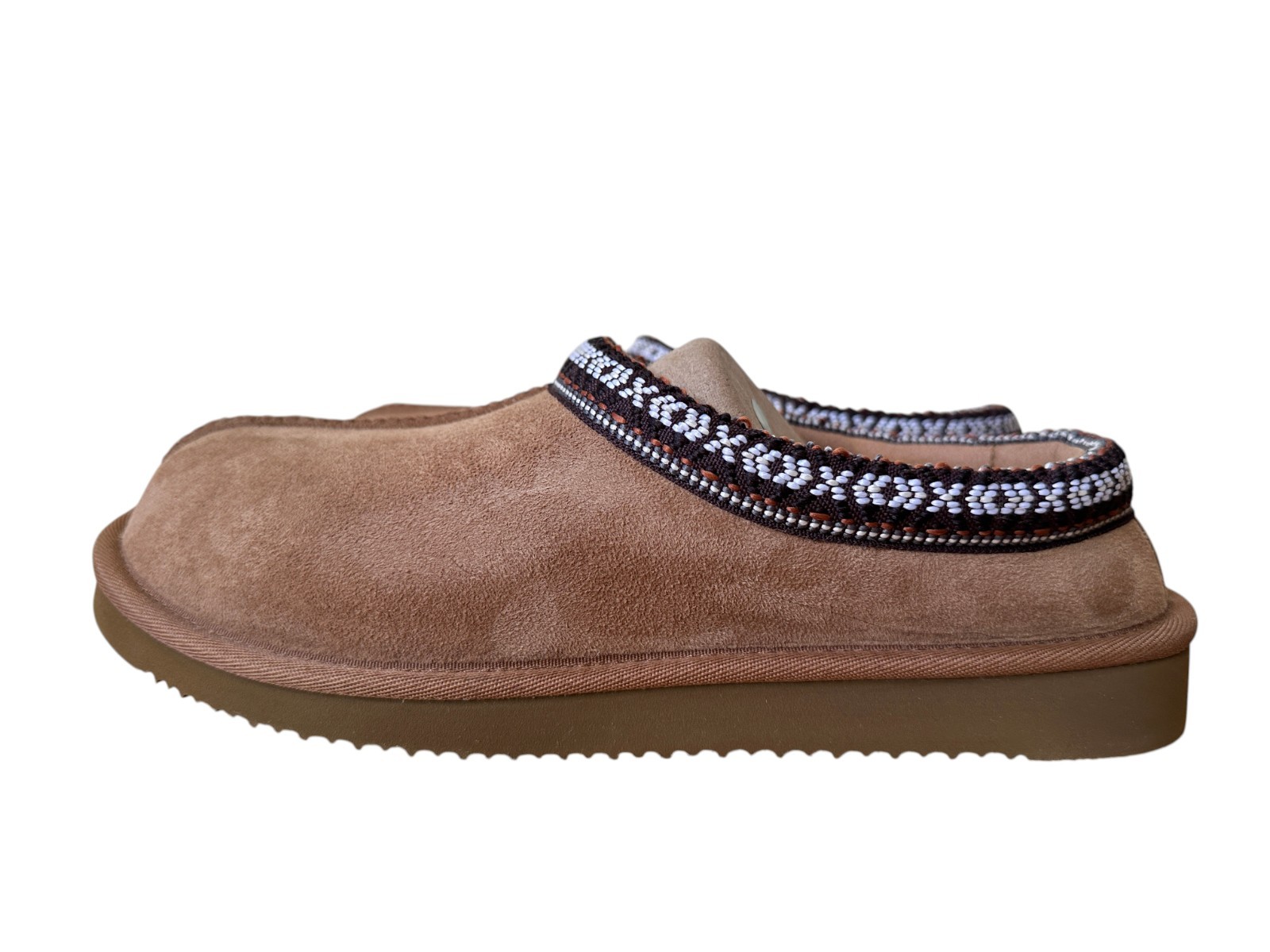 Kirkland Signature Shearling Slippers Tan Havane Men’s 7 / Women’s 8 NIB