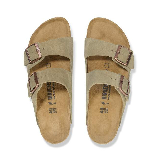 Birkenstock Arizona Soft Footbed Sandals Comfort Leather Unisex Sale