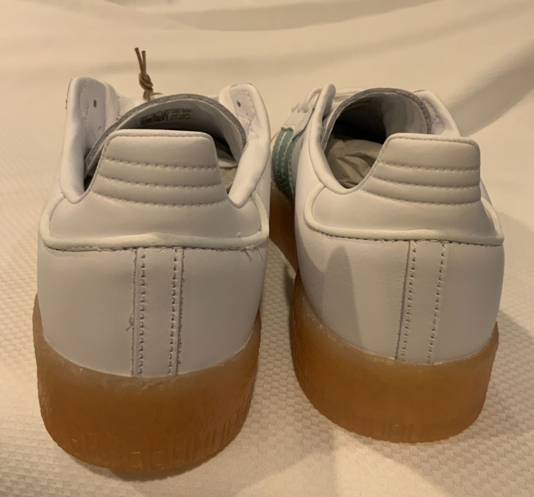 Adidas Women’s Sambae W, Style# JP5609, Size 7.5, White/Wonder Blue/Off White