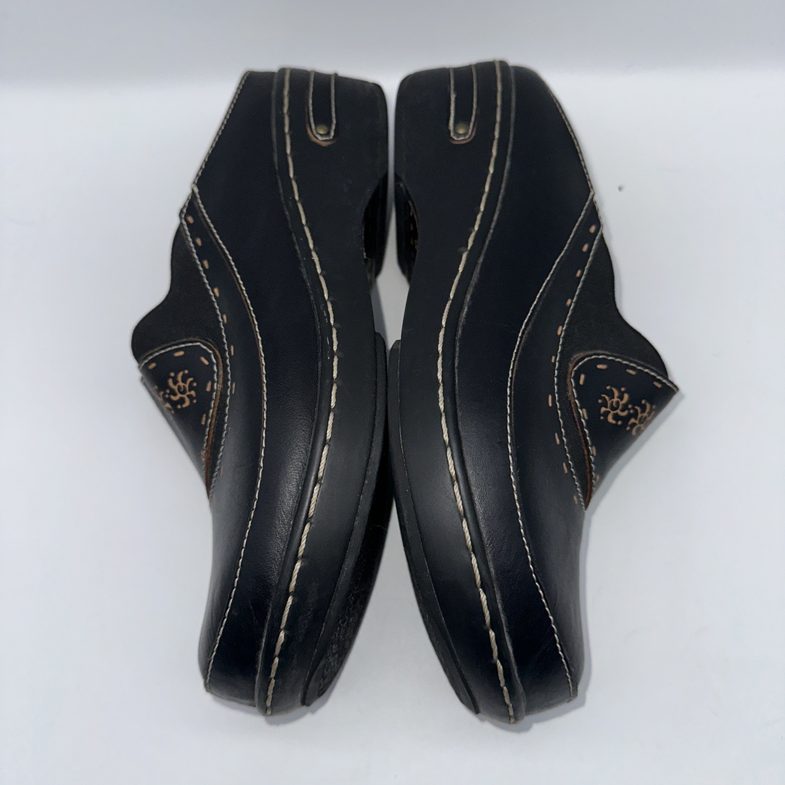 Spring Step L’Artiste Chino Clogs in Black Sz EU 40 US Sz 9