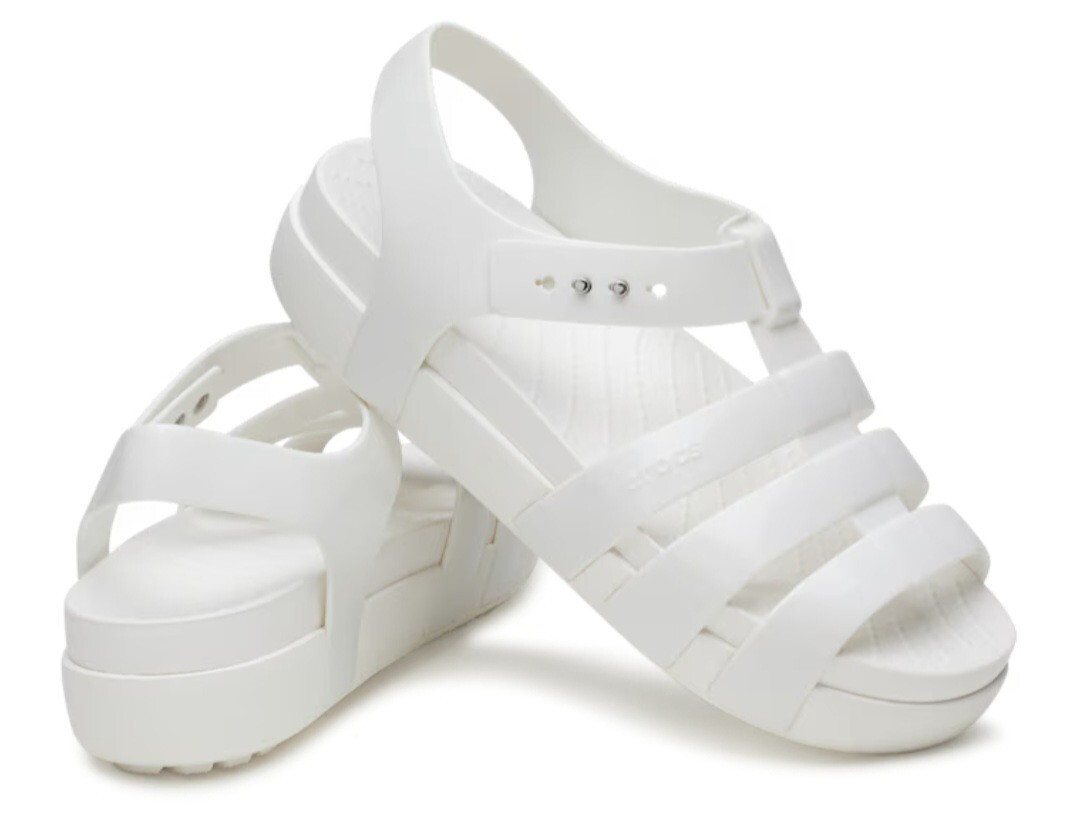 Crocs Splash Glossy Fisherman Women’s Sandals White 20926-143