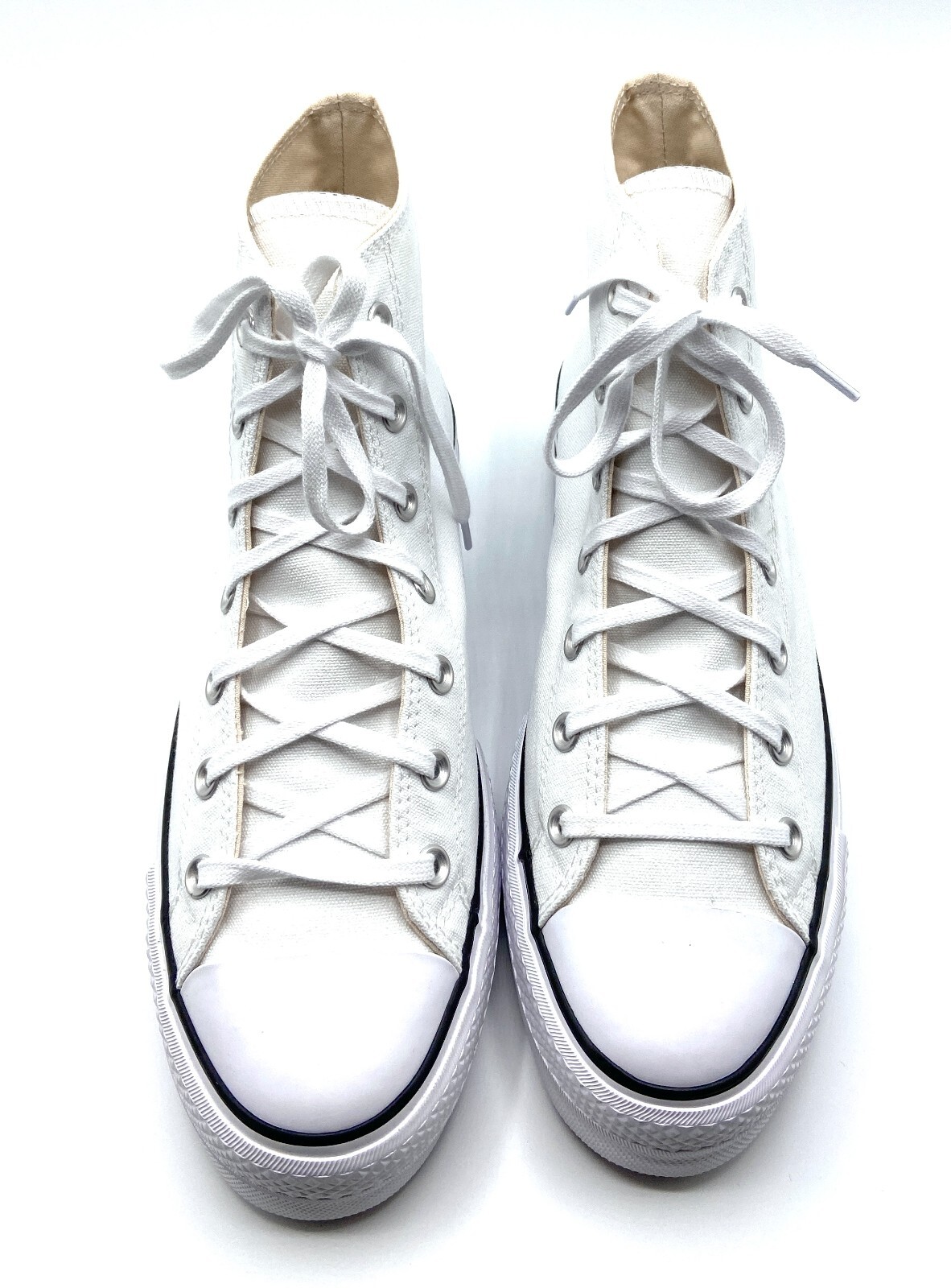 Converse Chuck Taylor All Star Lift Hightop White Black Womens Shoes 560846C 11M