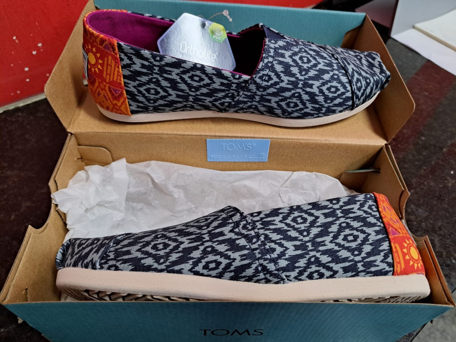 Toms alpargata Women Alpargata Ikat Diamonds Size 5