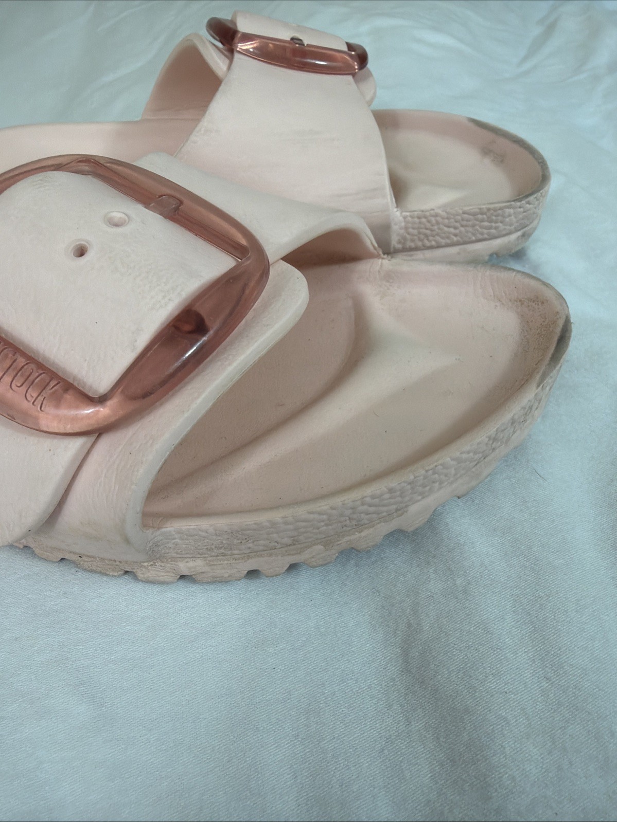 Birkenstock Madrid Big Buckle EVA Sandals Light Rose Size 42 Womens 11