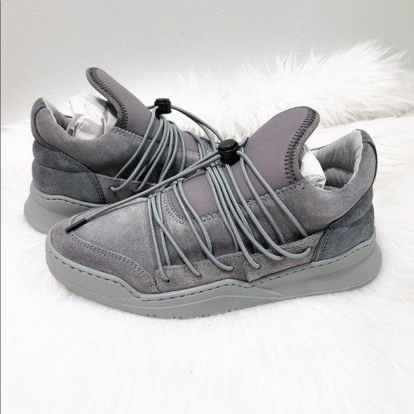 Filling Pieces Lee Sneakers Women Size 5 Grey Designer Shoes Brand New Unique