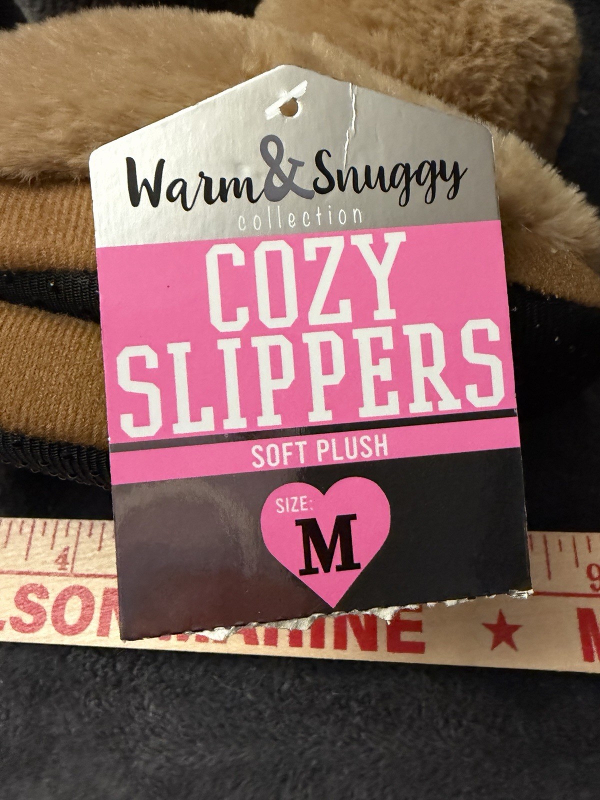 Warm&Snuggy Sloth Slippers size M