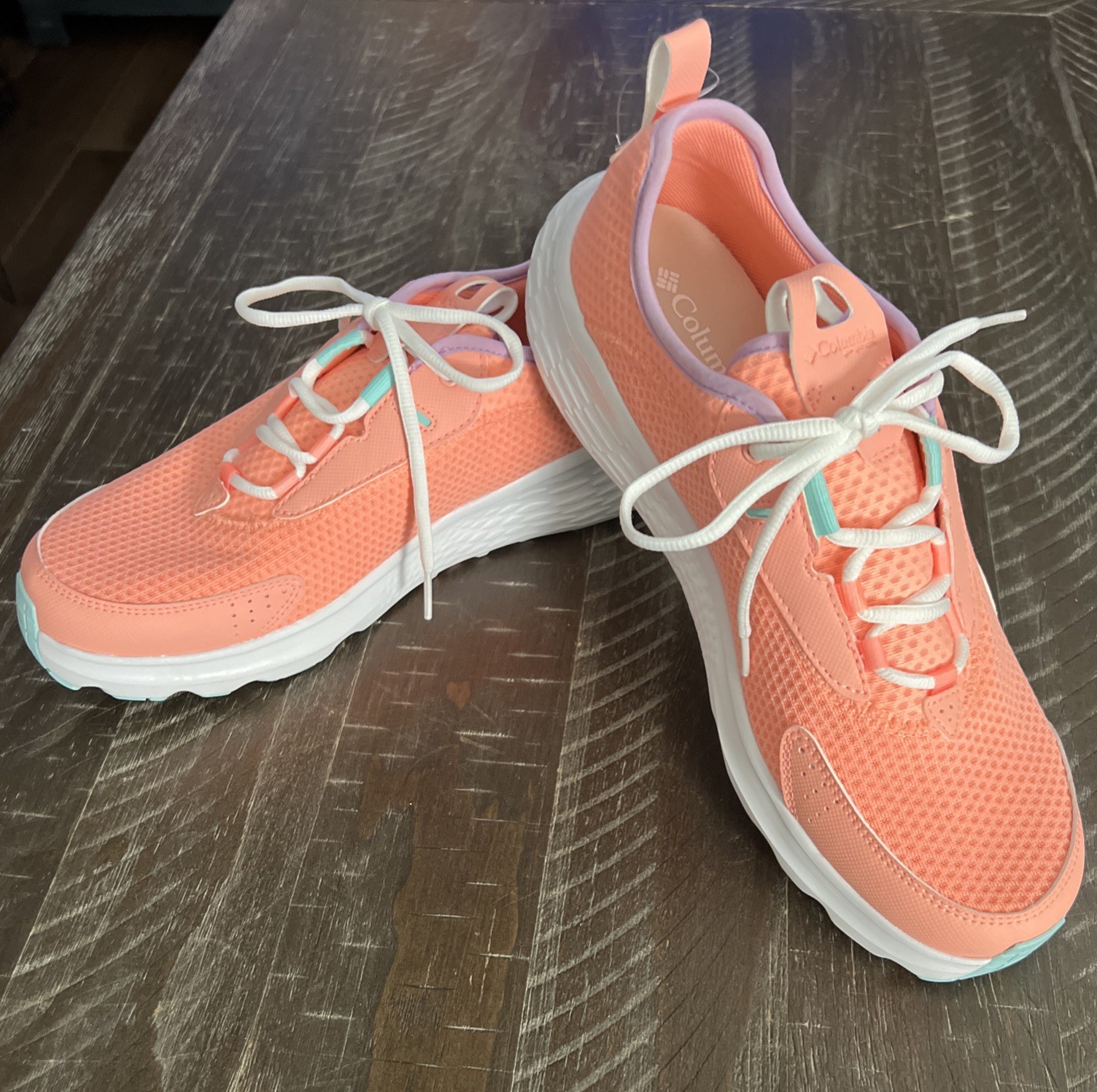 Columbia PFG Women’s Castback Shoes Size 12. Techlite Eco. Tiki Pink/Gulf Stream