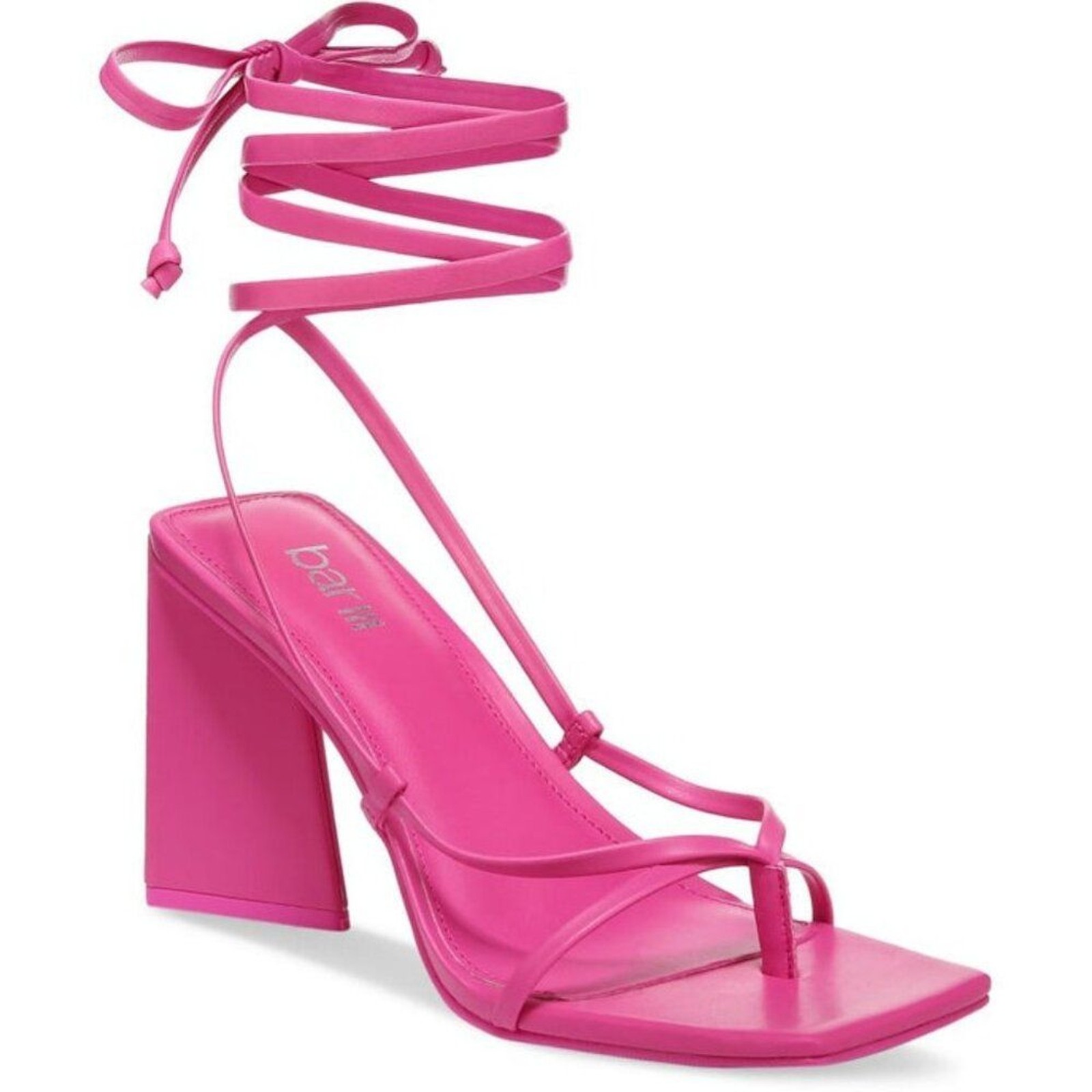 BAR III Auroraap Cone Heel Pink Pumps 10.5