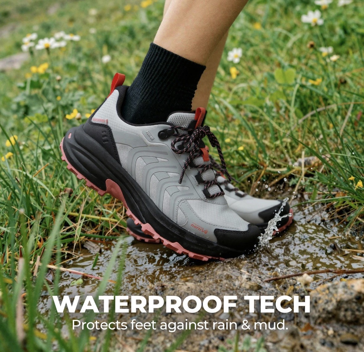 Norti v8 women’s Waterproof Lightweight Trail shoes size 7
