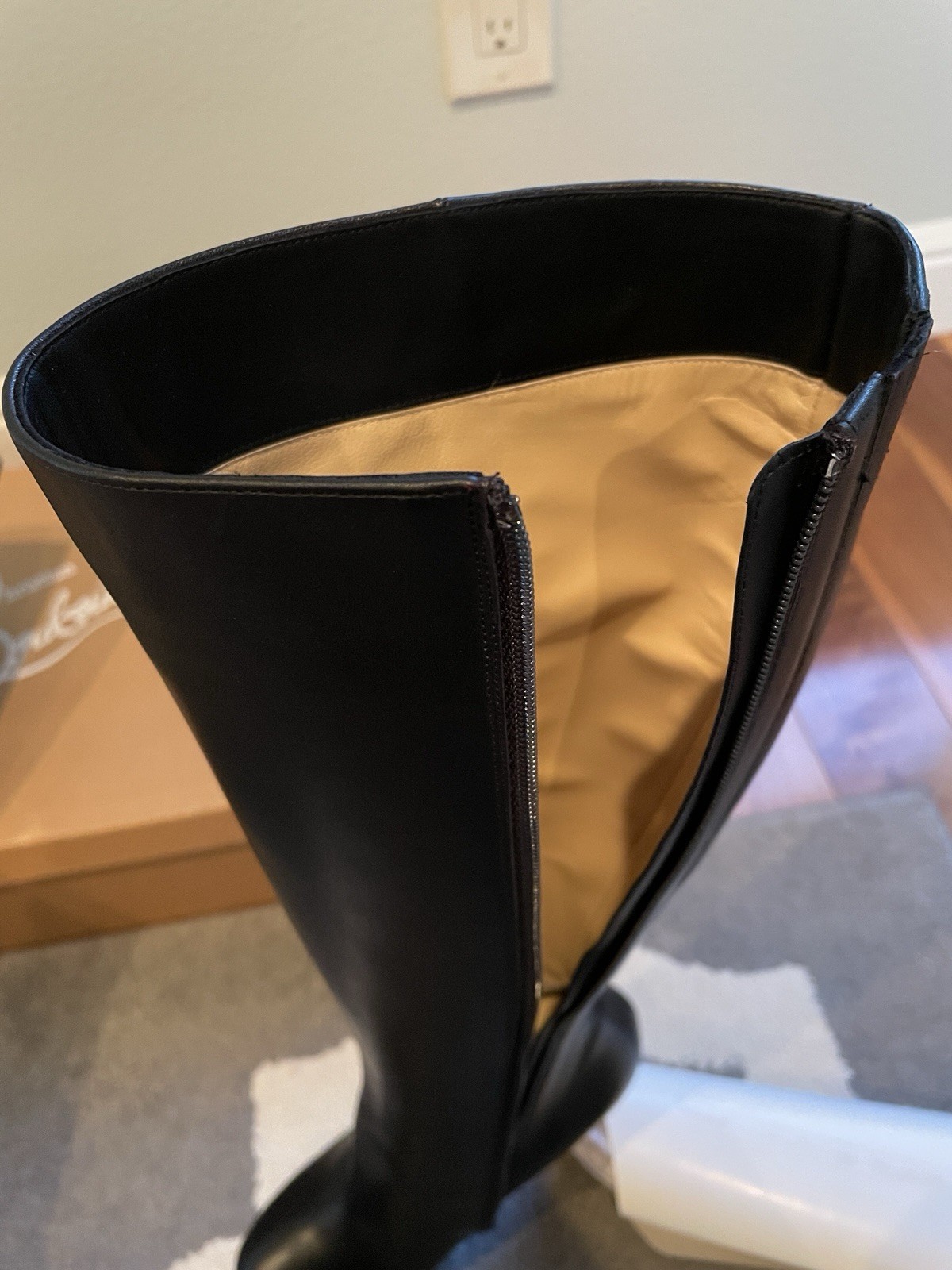 Christian Louboutin Bianca Botta 140 King Calf Black Knee High Boots 38