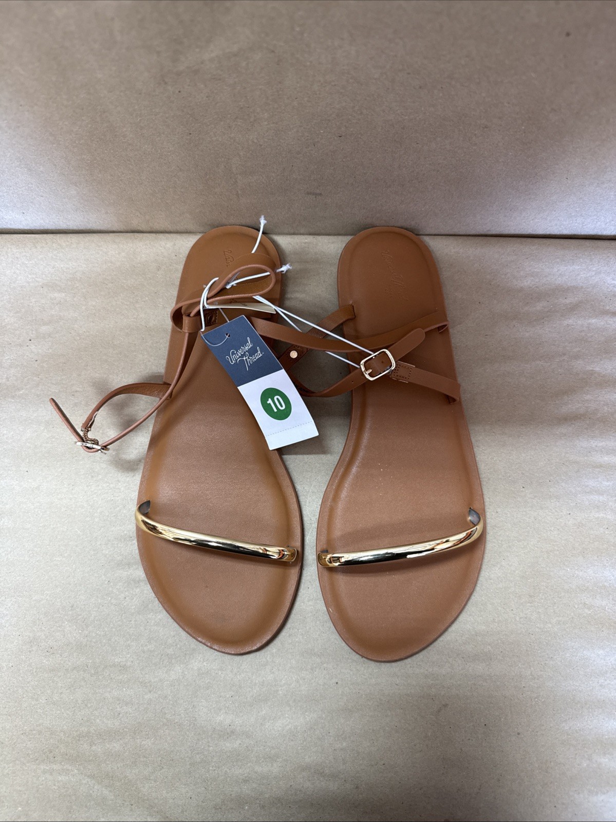 Universal Thread – Women’s Brown 10 Mildred Ornament Sandals SEE DESCRIPTION