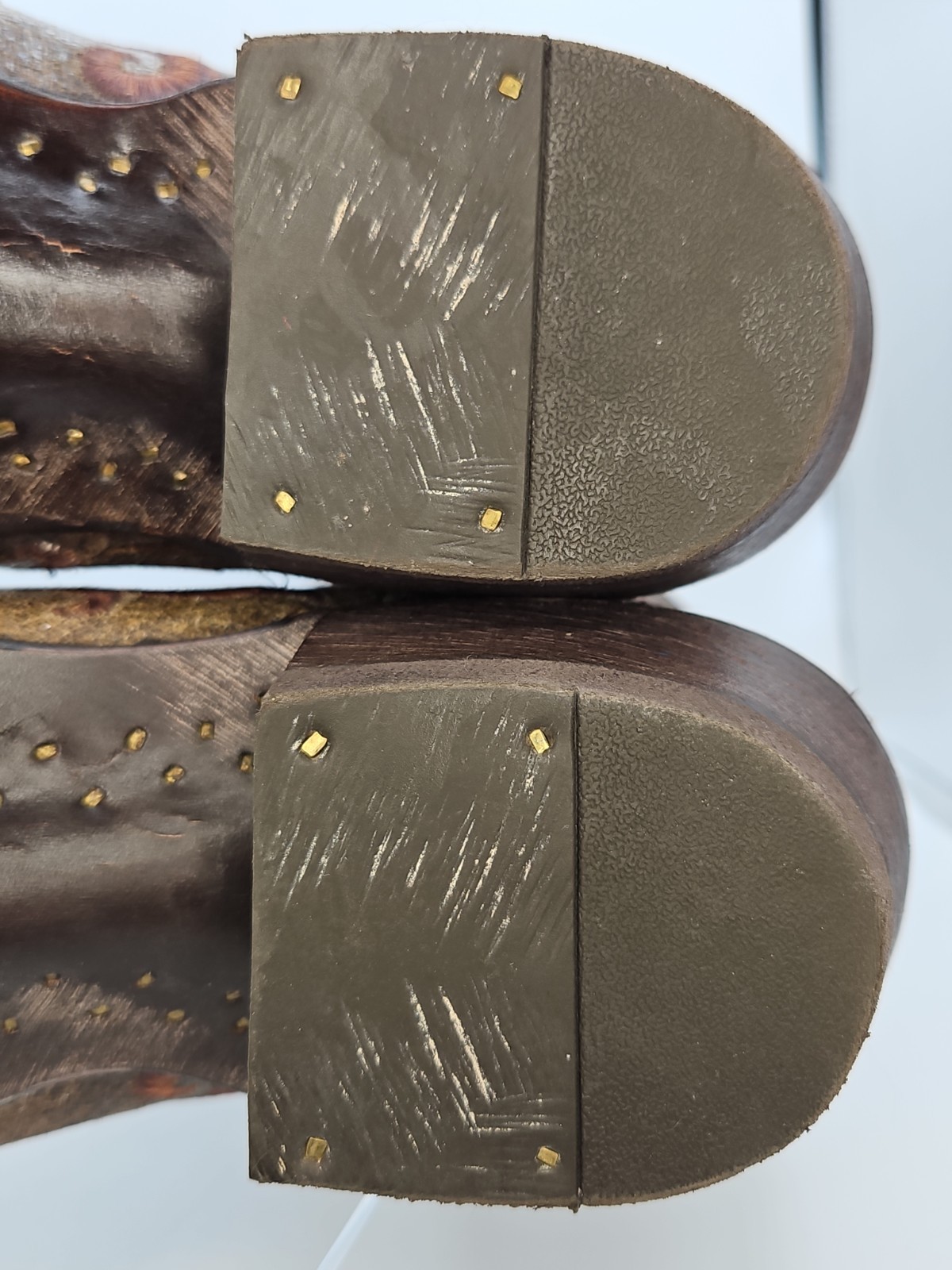 ARIAT Women’s 9Corazon Shattered Marble Cowboy Boots Leather Stitched Flower