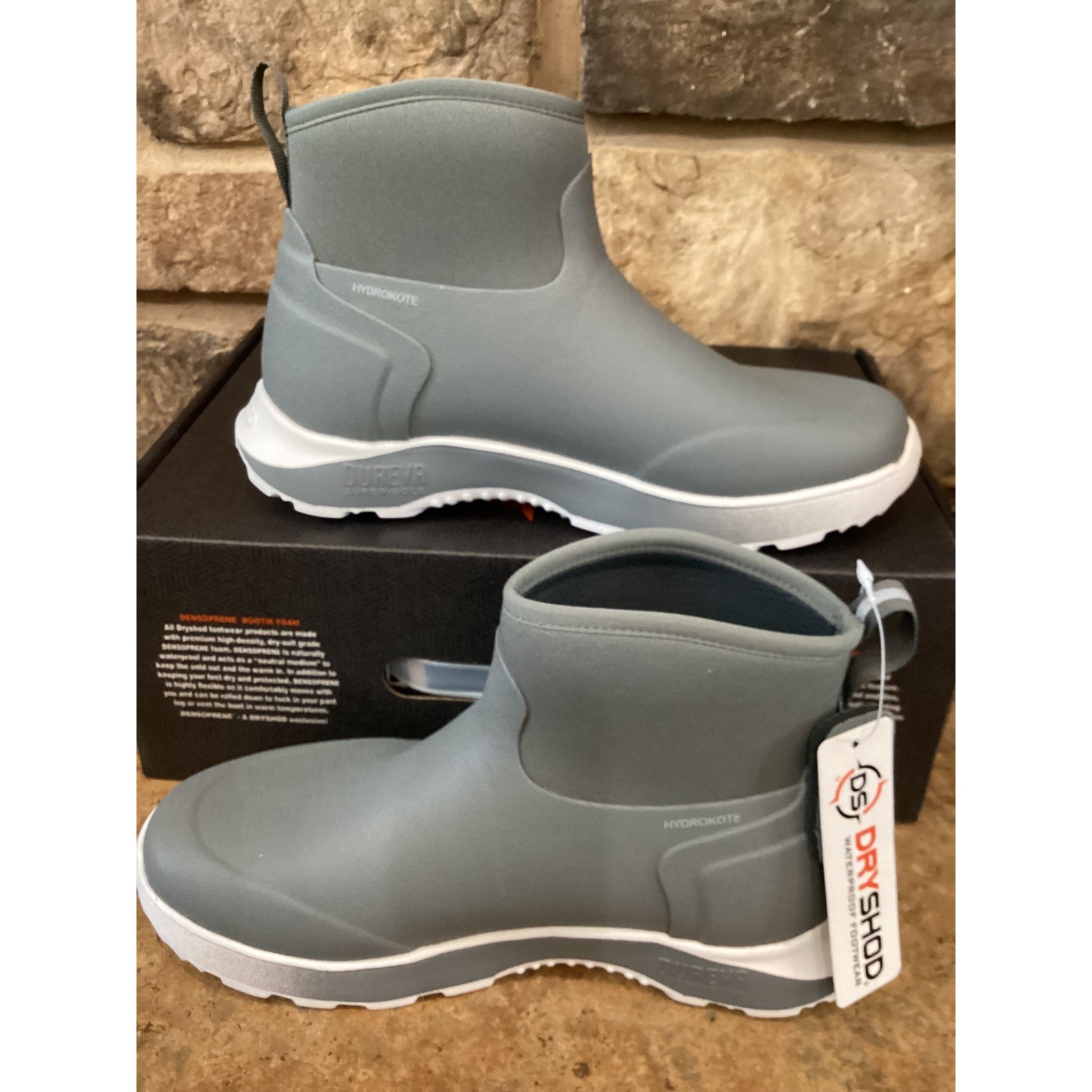 Dryshod Evalusion All-Around Cuff Boot Grey White EVA-WC-DGY Womens Size 7.5 New