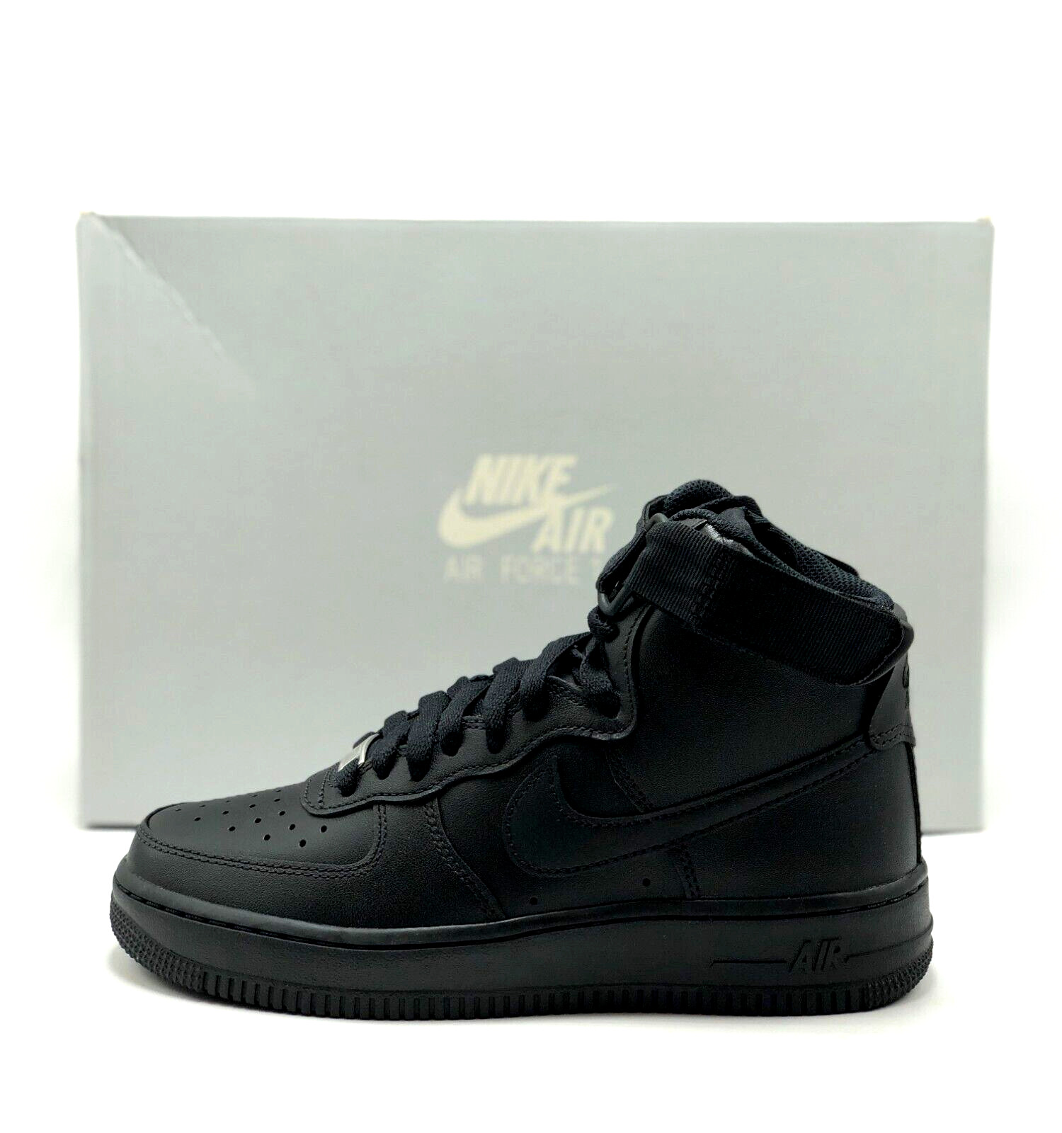 *NEW* WOMEN Nike Air Force 1 High Triple Black (DD9624 001), Sz 6.5 – 10.0 👍