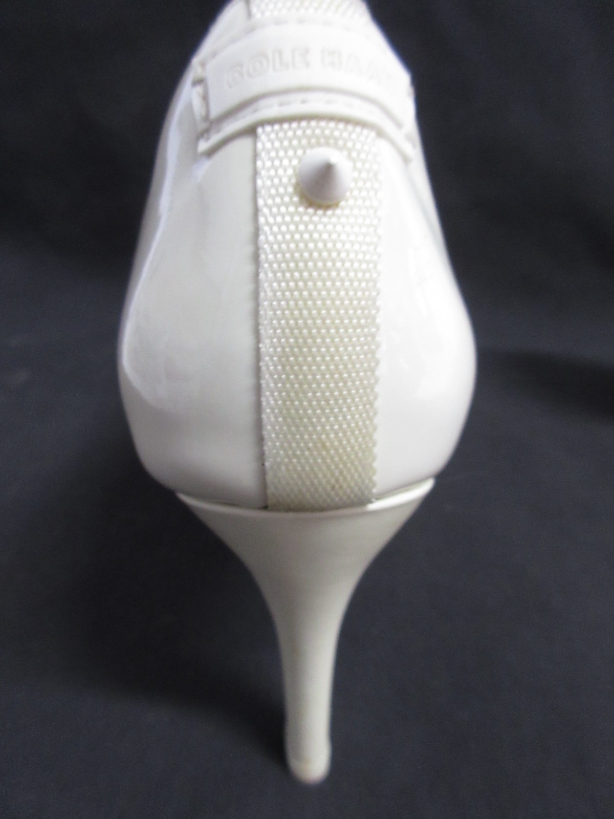 Cole Hann RODARTE Lace Fabric & Leather 3.25″ Tall Pointed Heels, Size 9B, VGC