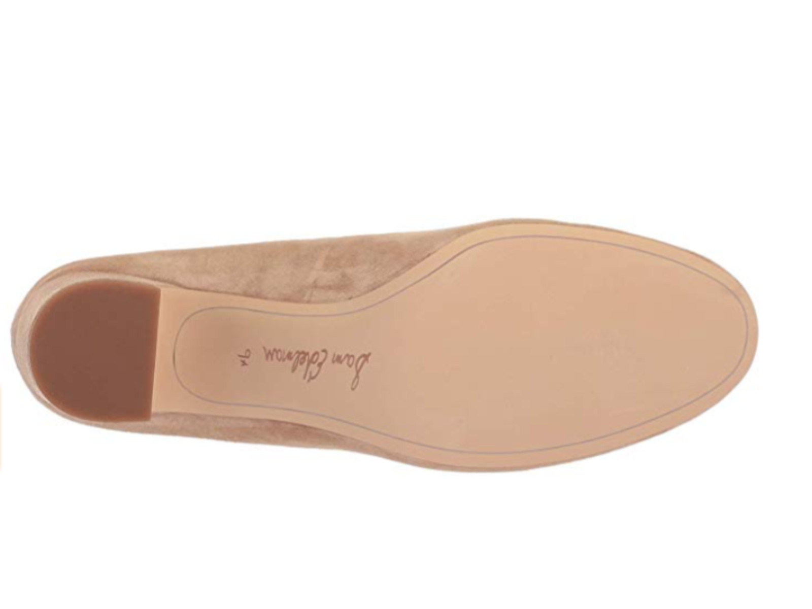 SAM EDELMAN Women’s Junie Round Toe Slip-On Pumps Oatmeal Suede US Size 6.5, 9.5