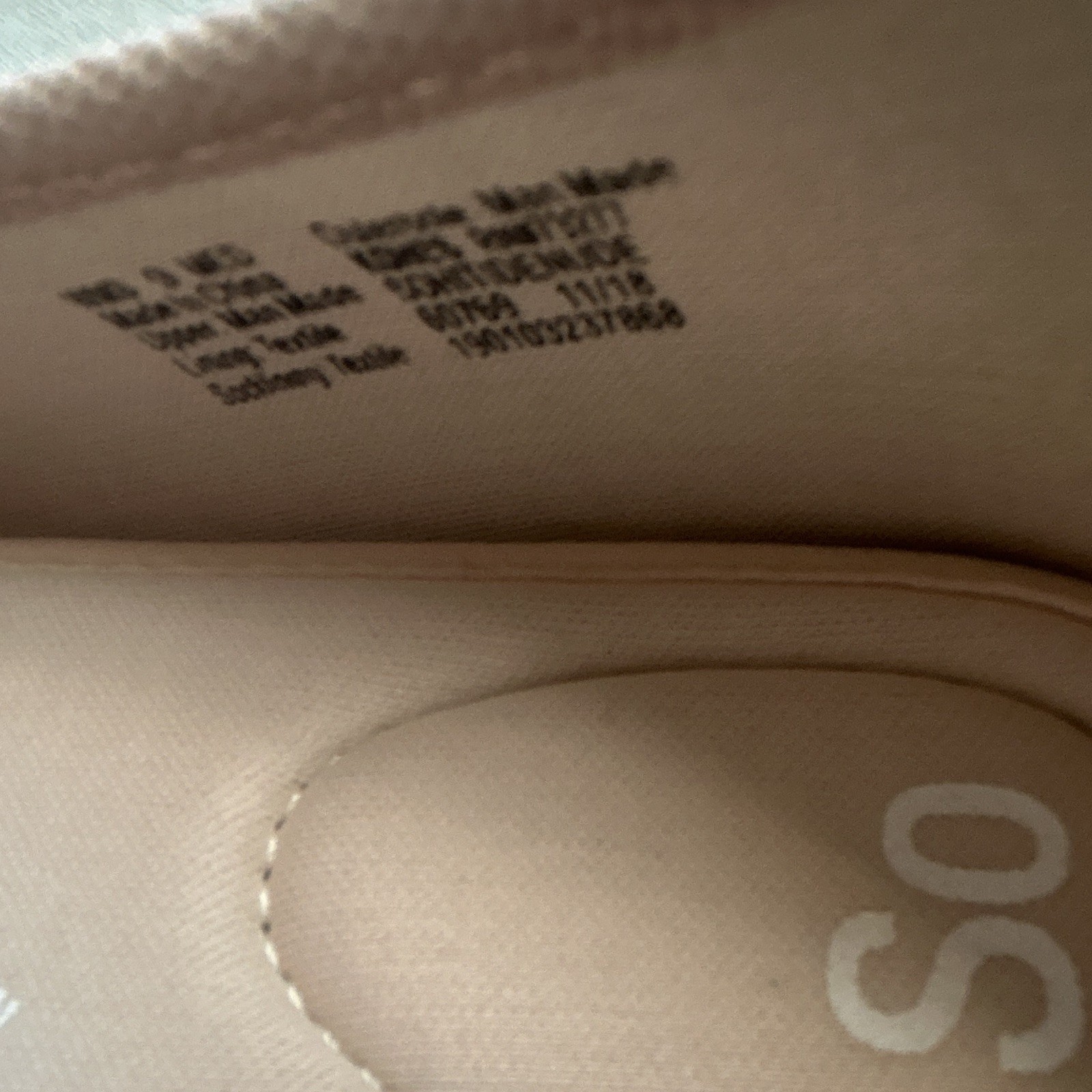 SO Women’s Ballet Flat Slip-On Memory Foam Pink Almond Toe 9M EU38