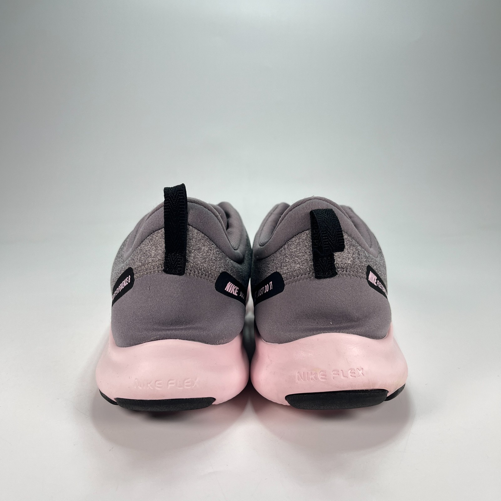 Nike Flex Experience RN 8 Grey Pink Running Shoes AJ5908-001 Women’s Size 11