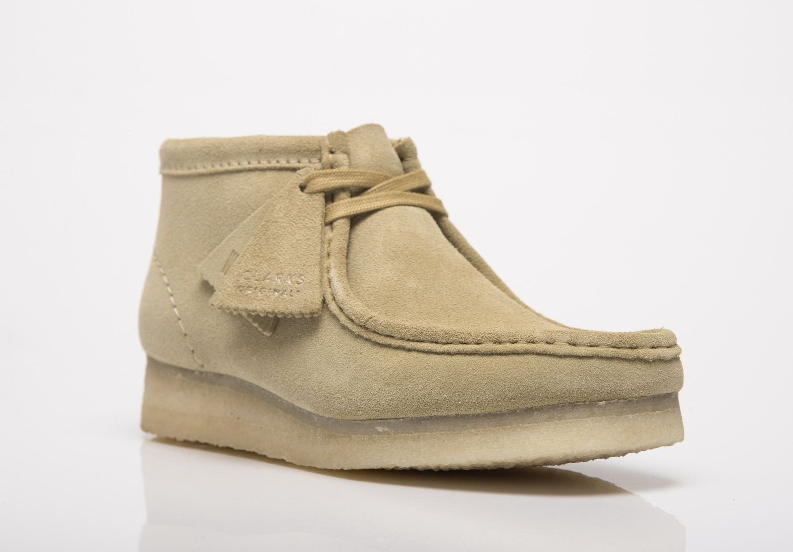 [26155520] Womens Clarks Wallabee Boot ‘MAPLE SUEDE’