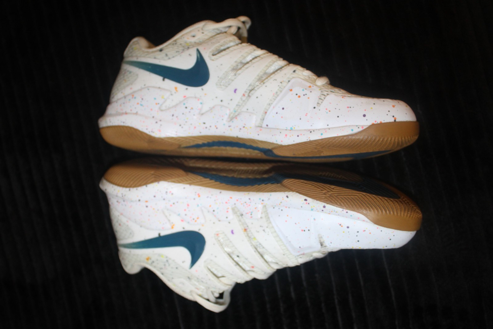 Size 8.5 – Nike Court Air Zoom Vapor X HC White Speckled W