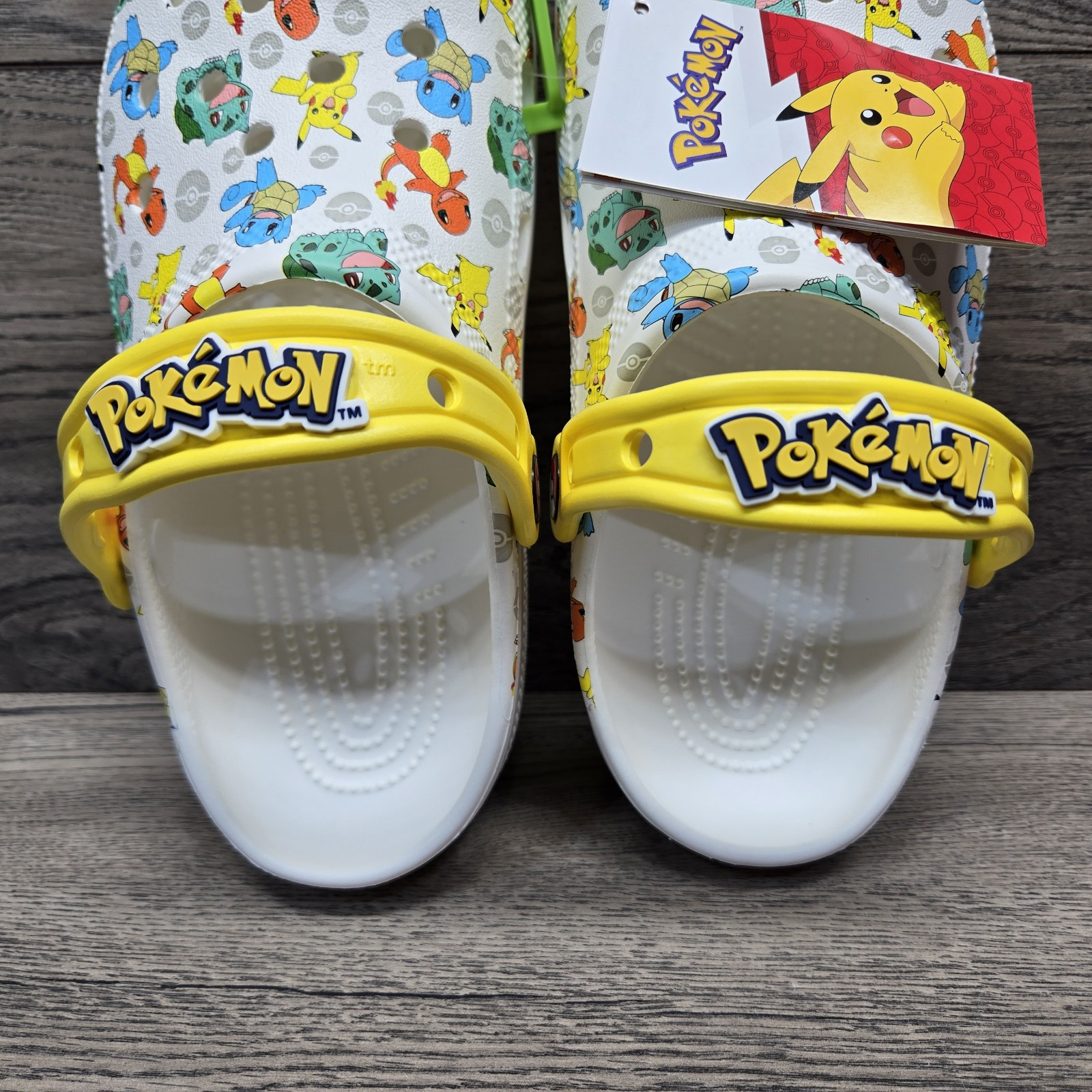 Crocs Unisex Adult Sizes Classic Pokemon 2 Clog 207765-94S New Pikachu Squirtle