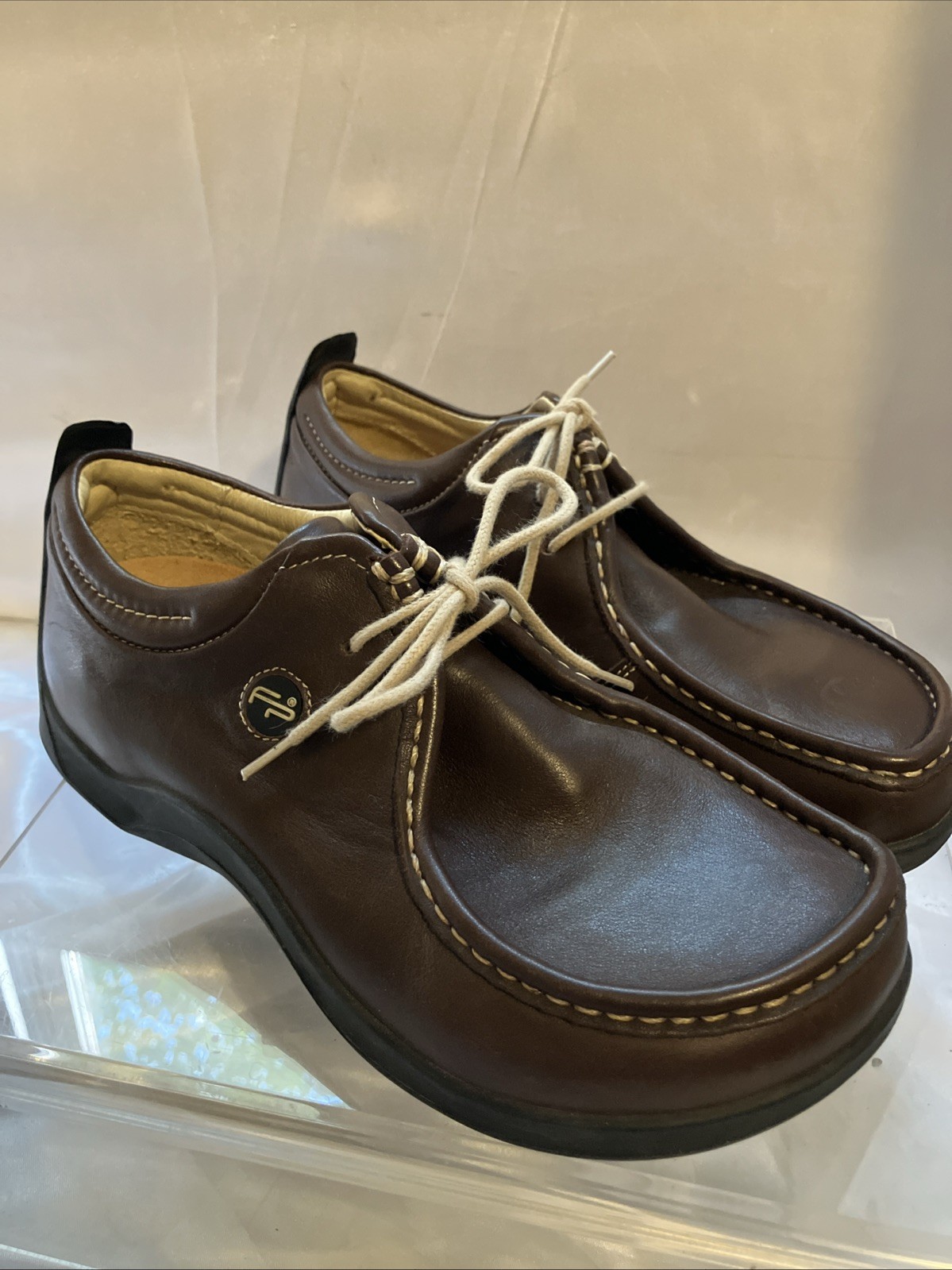 Women’s Birkenstock FootPrints laceup oxford flat Chukka EU 37 US 6-6.5 Germany
