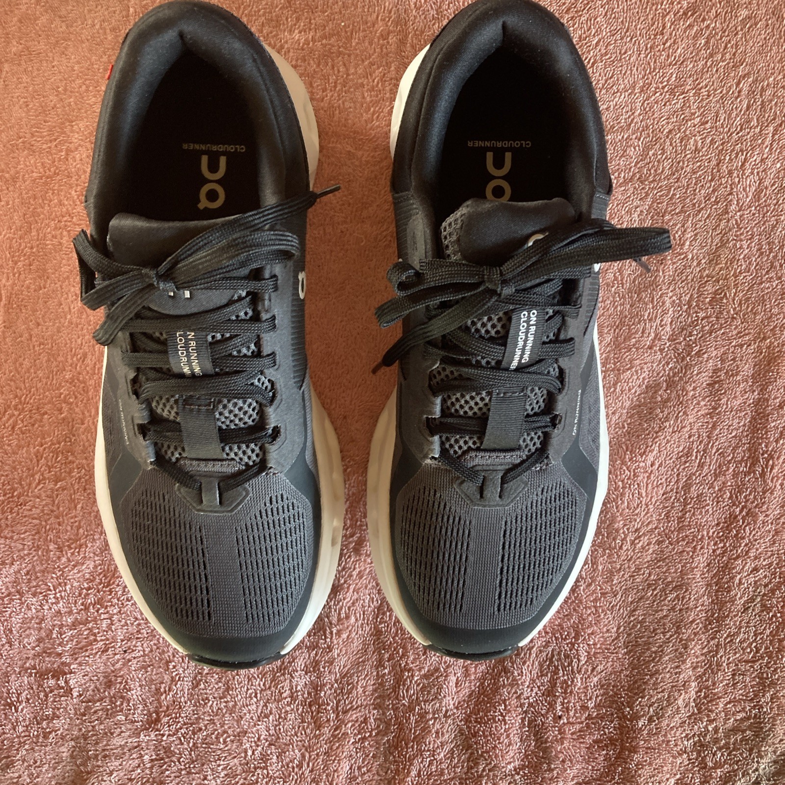 On Cloud Cloudrunner 2 Lace Up Shoes Women’s Size 7.5 Eclipse/Black