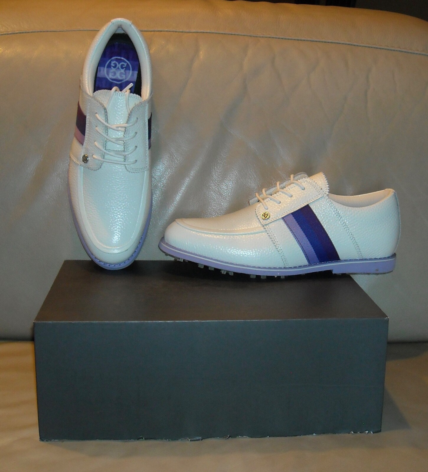 NWOB Women G/Fore Grosgrain Gallivanter Golf Shoes Size 9 G4LS22EF17 S/AMT