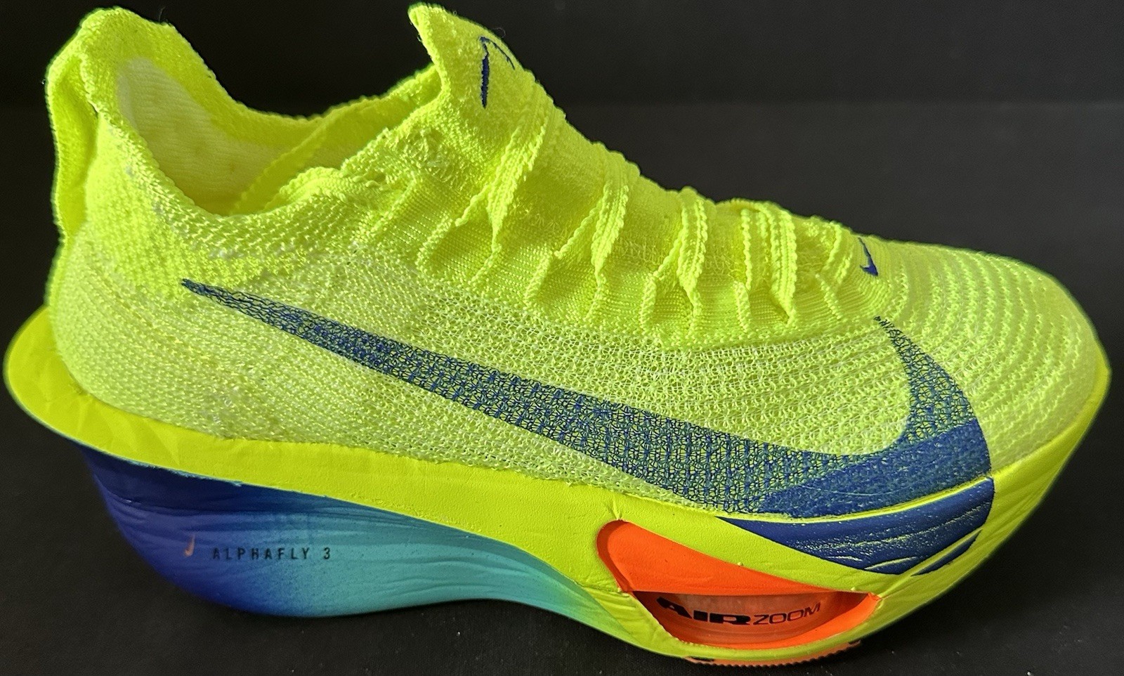 Nike Air Zoom Alphafly Next% 3 Volt Green Women Sz 5 Men 3.5 New Rare FD8315-700