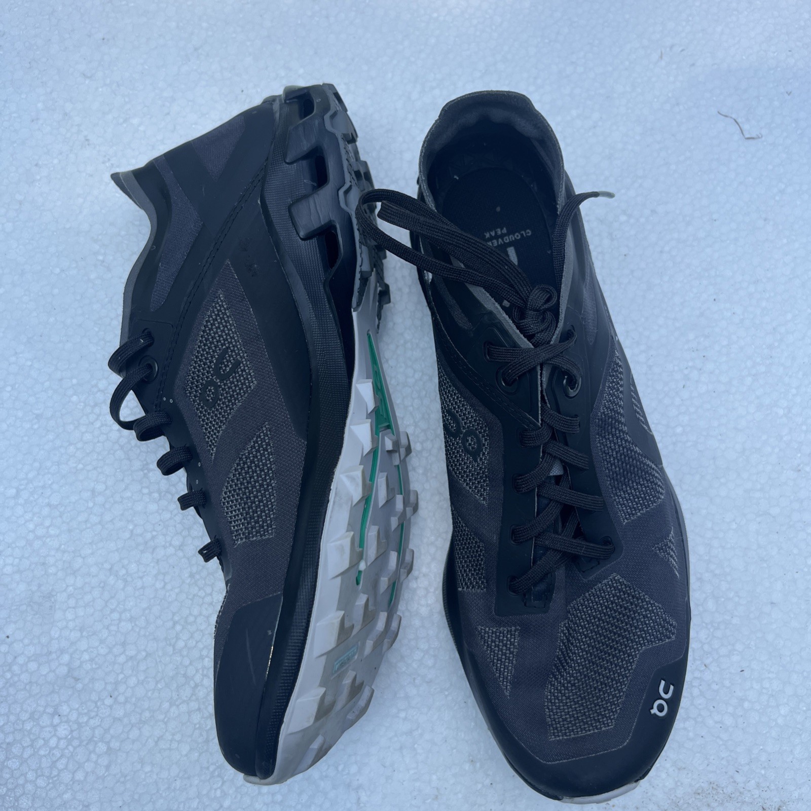 ON Running Womens Cloudventure Synthetic Textile Black Cobble Trainers US 7.5