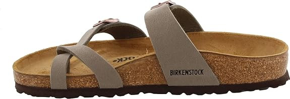 Birkenstock Mayari Birkibuc Stone Sandals Wide Size Women’s Shoes New w/ Box