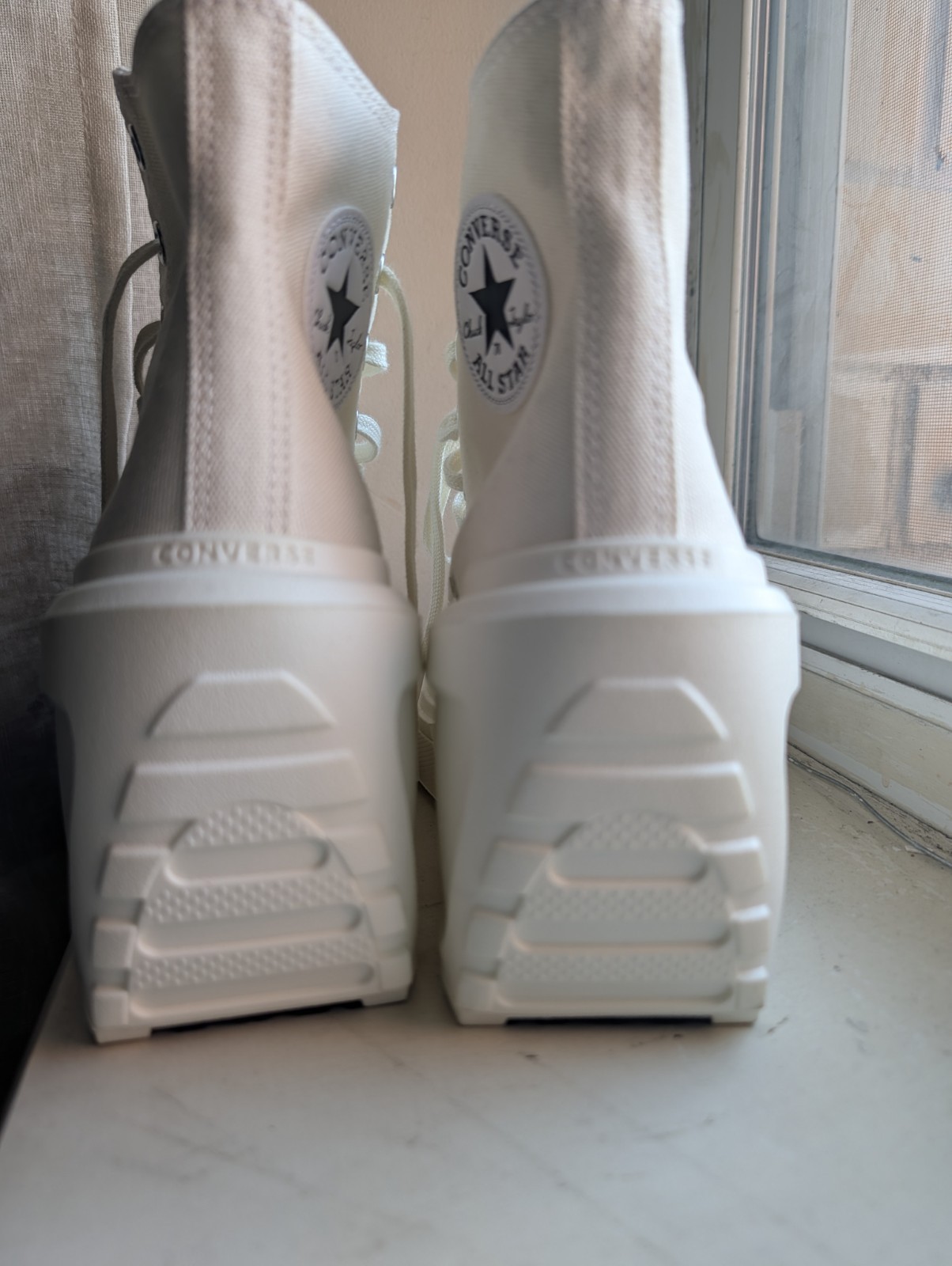 Converse Chuck 70 De Luxe Wedge ‘Egret’ A06479C Women’s Shoes US Sz 8.5
