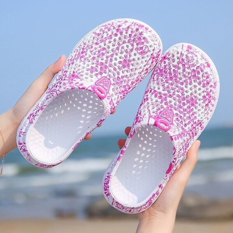 Summer Women’s Beach Sandals Garden Clogs Quick-Dry Lightweight Non-slip US Size