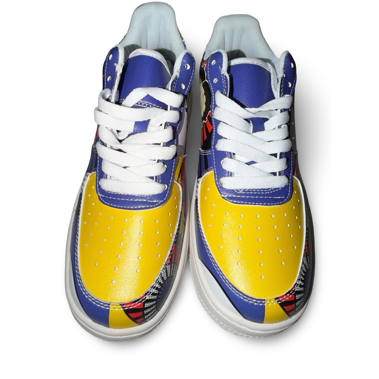 Betty Boop Pop Art Comic Print Fashion Sneakers Multicolor Women Sz 10.5 NEW