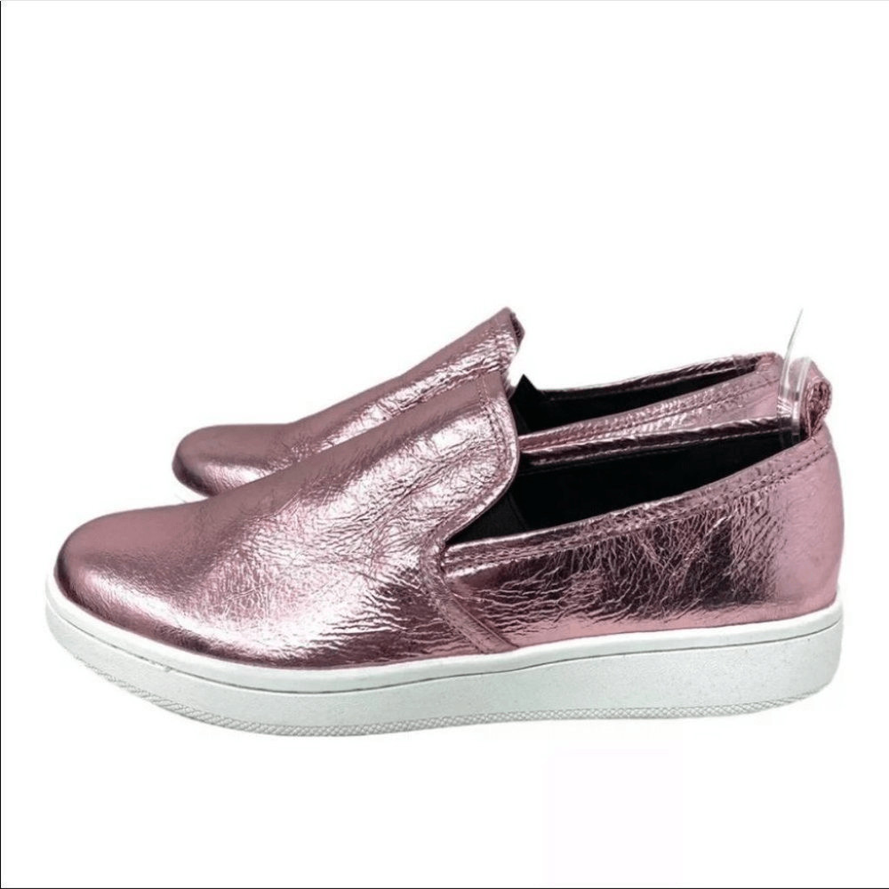 Calvin Klein Sneakers Womens 8 Pink Sporty Deva Casual Slip On Activewear