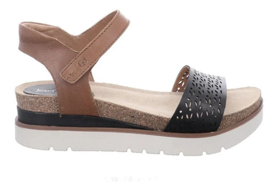 Women’s Josef Seibel Clea 09 Black Sandal Many Sizes New In Box Save Big